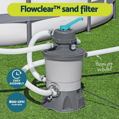 Bestway Pool Pump Sand Filter 800GPH 3028L/H Pools Flowclear Filters - Image 5
