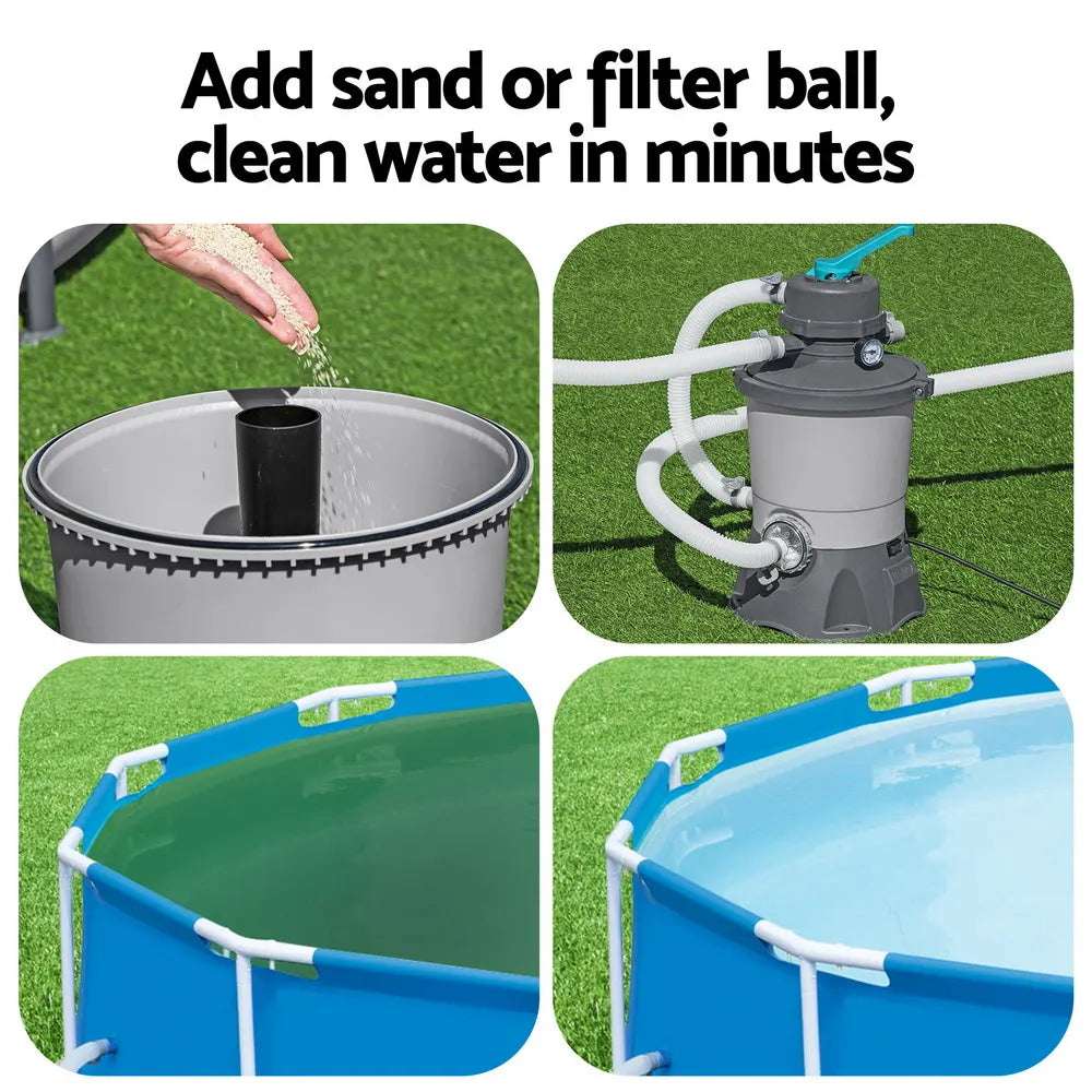 Bestway Pool Pump Sand Filter 800GPH 3028L/H Pools Flowclear Filters - Image 6