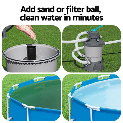 Bestway Pool Pump Sand Filter 800GPH 3028L/H Pools Flowclear Filters - Image 6