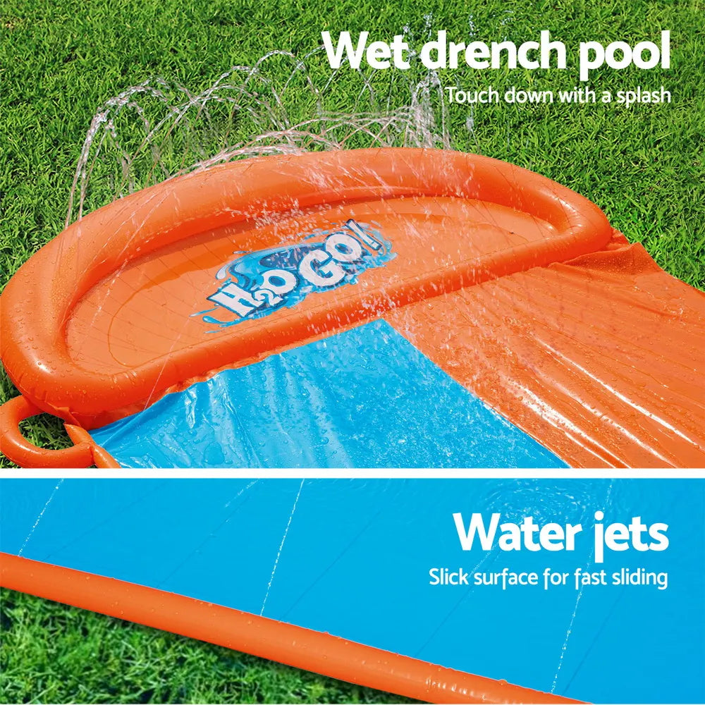 Bestway Water Slide Kids Slip 488cm Dual Slides Inflatable Splash Pad - Image 5