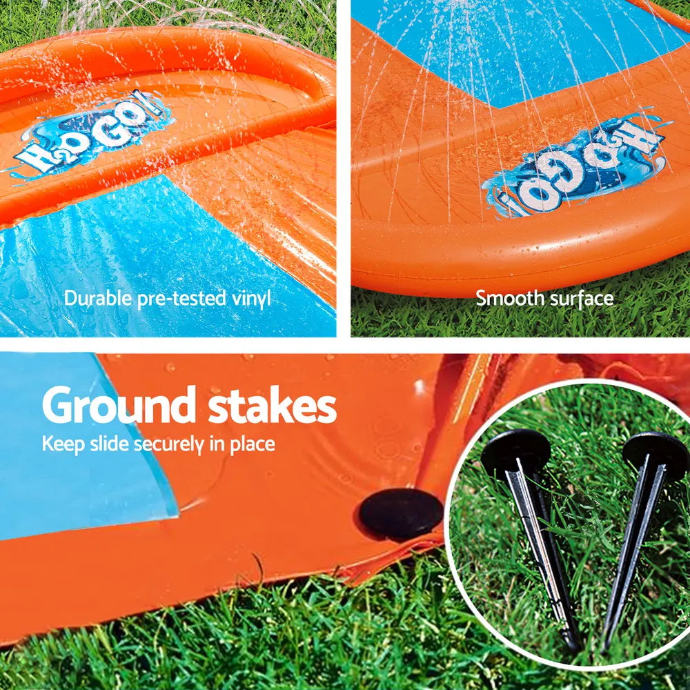 Bestway Water Slide Kids Slip 488cm Dual Slides Inflatable Splash Pad - Image 6