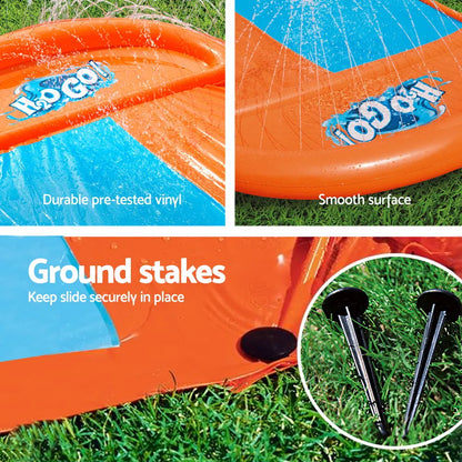 Bestway Water Slide Kids Slip 488cm Dual Slides Inflatable Splash Pad - Image 6