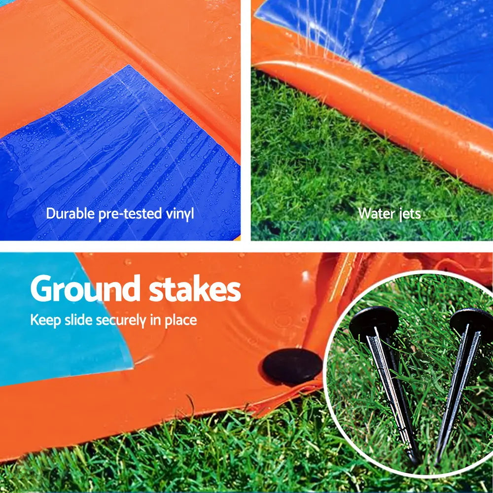 Bestway Water Slide Slip Kids 488cm Triple Slides - Image 6