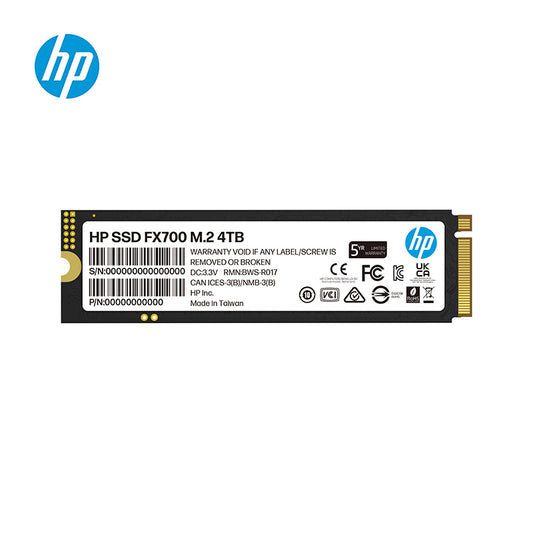 HP FX700 4TB PCIe Gen 4x4 M.2 NVMe 2.0 SSD 7200MB/s  6200MB/s Low power consumption - Hard Disk D...