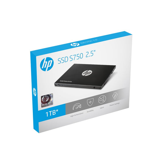 HP S750 1TB SATA III 6GB/s 2.5 inch SSD Delivers Exhilarating Speed 560MB/s  520MB/s New-gen NAND...