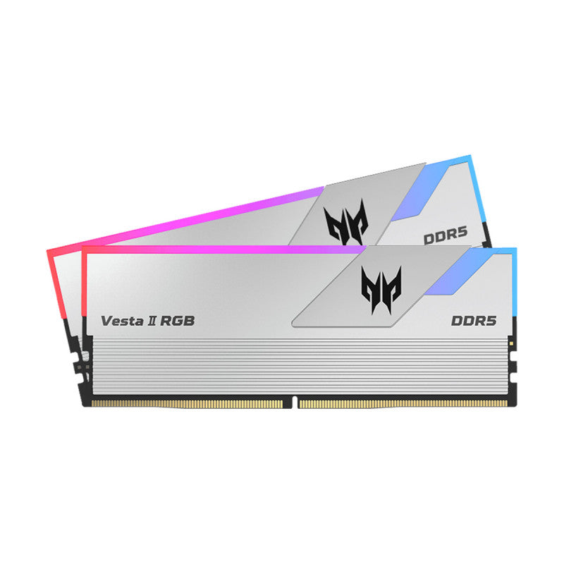 PREDATOR VESTAII 32GB 16GBx2 Silver RGB DDR5 Memory 6800Mhz1R*8 CL32 - Image 2