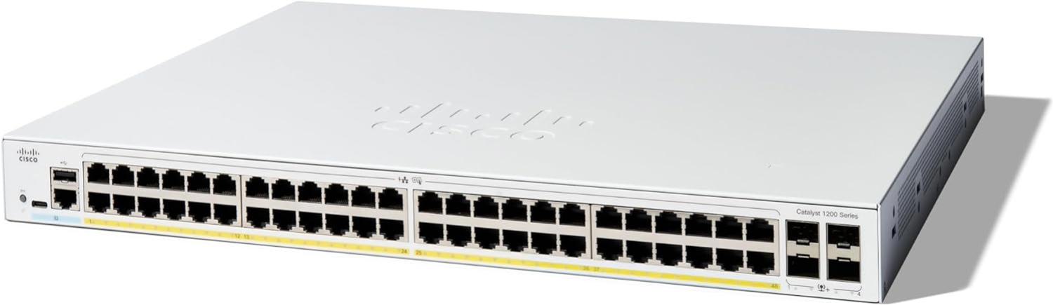 Cisco 48-Port GE 375W PoE+ 4 SFP+ Switch - Network - Switches