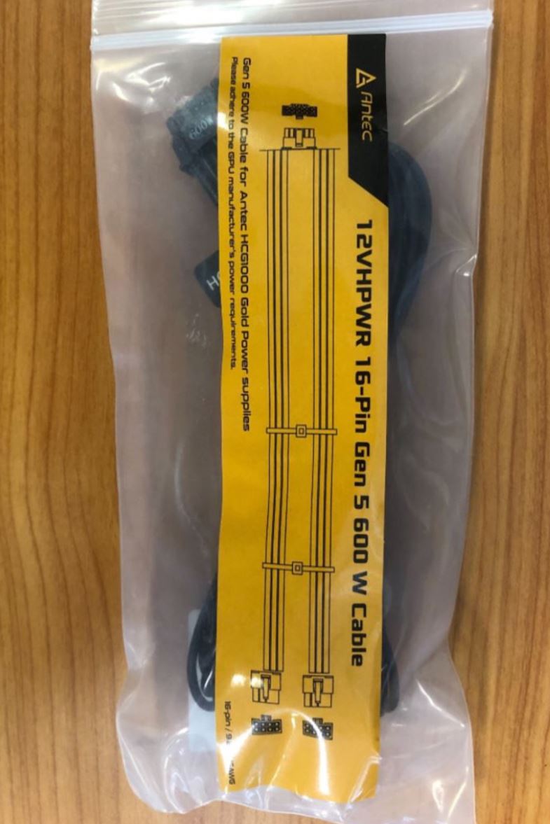 (LSAntec 600W PCIe 5.0 12VHPWR Type-4 PSU Power Cable. FULLY COMPATIBLE with 4090xx for Antec HCG...