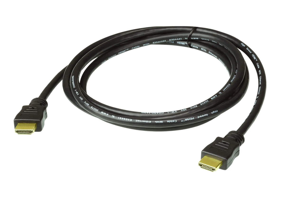 Aten 3M High Speed HDMI Cable with Ethernet. Support 4K UHD DCI, up to 4096 x 2160 @ 60Hz - KVM S...