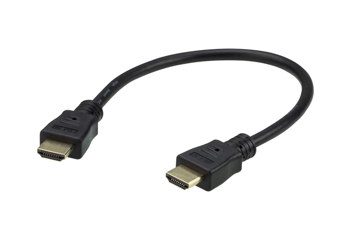 Aten 0.3m 4K HDMI High Speed Ethernet cable, supports up to 4096 x 2160 @ 60Hz, High quality tinn...