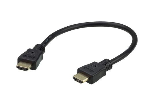 Aten 0.3m 4K HDMI High Speed Ethernet cable, supports up to 4096 x 2160 @ 60Hz, High quality tinn...