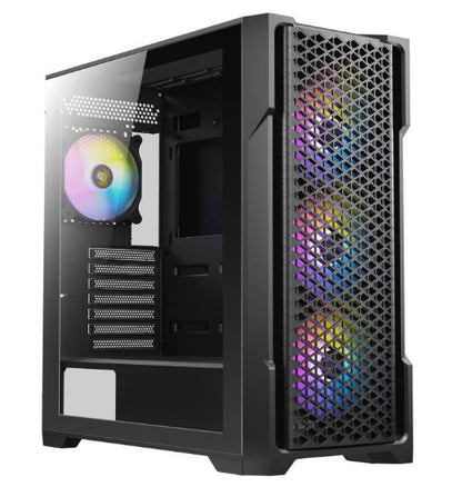 Antec AX90 ATX, 2x 360mm Radiator Support, 4x ARGB 12CM Fans 3x Front  1x Rear included. RGB cont... - Image 2
