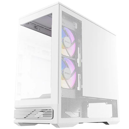 Antec C2M ARGB - White, Micro-ATX/ITX, steel/glass, 5 slots, 415mm GPU, 165mm CPU, 240mm ARGB fan... - Image 2