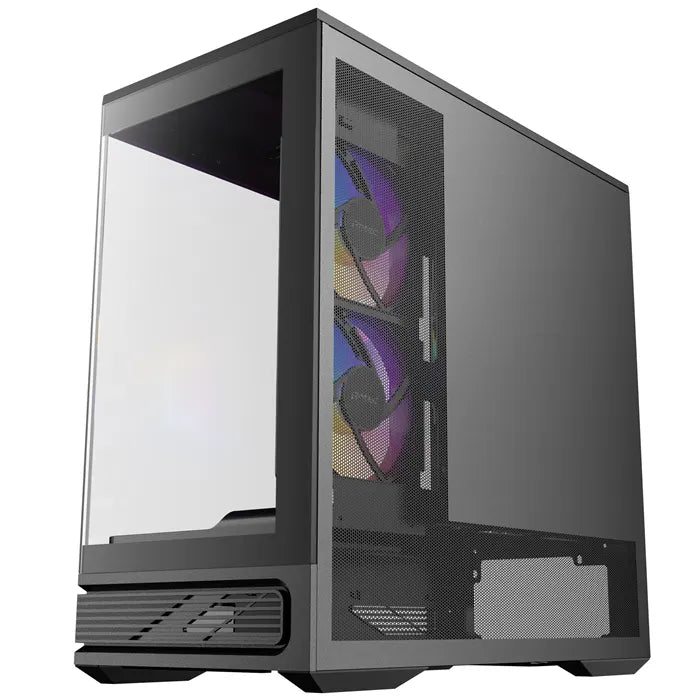 Antec C2M ARGB - Black, Micro-ATX/ITX, steel/glass, 5 slots, 415mm GPU, 165mm CPU, 240mm ARGB fan... - Image 2
