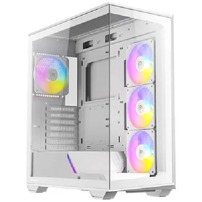 Antec C3 ARGB - White, Mid Tower, ATX/Micro-ATX/ITX, 270° Tempered Glass, USB-C, 4× PWM ARGB Fans...