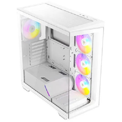 Antec C3 ARGB - White, Mid Tower, ATX/Micro-ATX/ITX, 270° Tempered Glass, USB-C, 4× PWM ARGB Fans... - Image 2