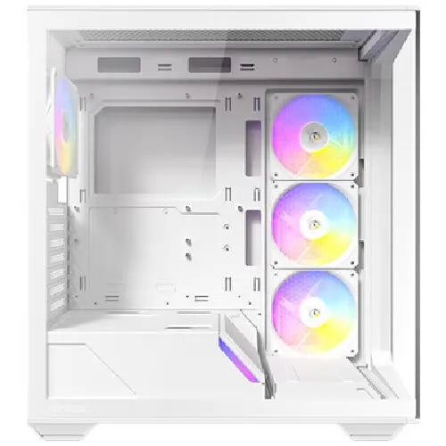 Antec C3 ARGB - White, Mid Tower, ATX/Micro-ATX/ITX, 270° Tempered Glass, USB-C, 4× PWM ARGB Fans... - Image 3
