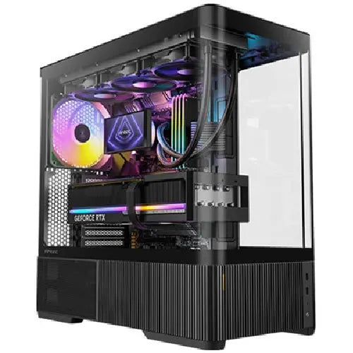 Antec C6 Curve ARGB, Mid Tower ATX case, tempered glass, 3 ARGB PWM fans, USB-C 10Gbps, GPU ≤450m... - Image 2