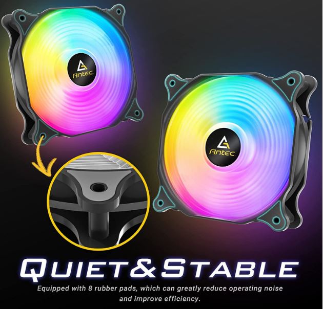 Antec F12 Racing ARGB PWM Full Spectrum ARGB lighting and efficient cooling. Visual appealing and... - Image 4