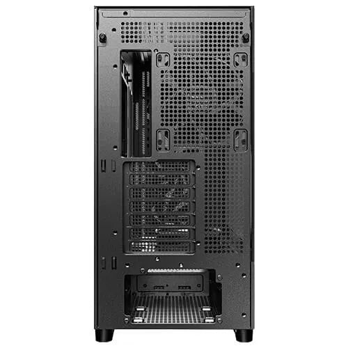 Antec Flux - Black, Mid Tower, E-ATX/ATX/Micro-ATX/ITX, Tempered Glass, Wood Front, USB-C 10Gbps,... - Image 3