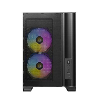 Antec Flux M MicroATX/ITX, TG side, 5 slots, 2x3.5',2x2.5', 6x120mm fans incl ARGB, 360mm rad, GP...