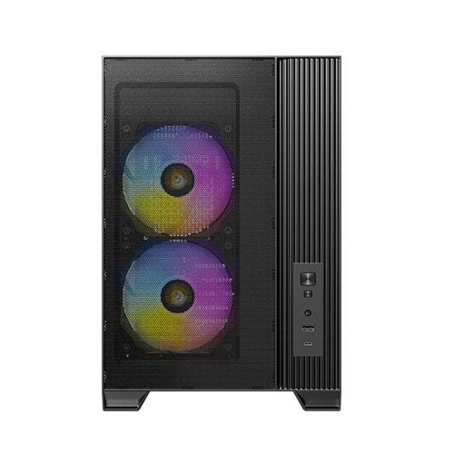 Antec Flux M MicroATX/ITX, TG side, 5 slots, 2x3.5',2x2.5', 6x120mm fans incl ARGB, 360mm rad, GP...