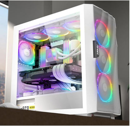 Antec Fusion 5x 120mm ARGB PWM HB white Fans + ARGB Controller, 57.93 CFM, AP 2.11, Noise Level 3... - Image 4