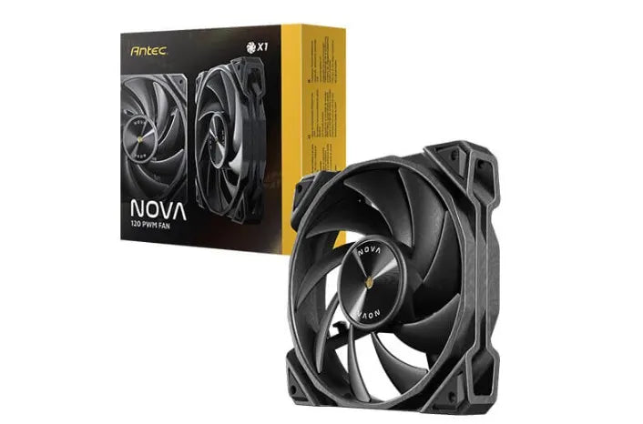 Antec Nova Black 120 PWM 3-Phase Speed Controller. Low Power, High Heat Dissipation, Low Noise Ul...