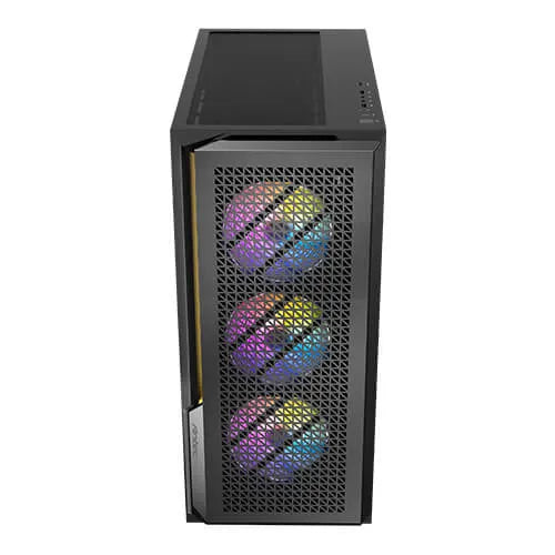 Antec P20C ARGB - Black, Mid Tower, E-ATX/ATX/Micro-ATX/ITX, Tempered Glass, USB-C, 3× ARGB Fans,... - Image 2