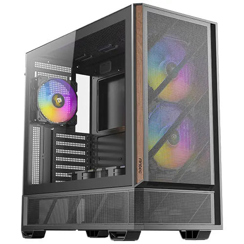 Antec P30 ARGB Mid Tower, 478×222×465 mm, Steel+Plastic+Wood, ATX/mATX/ITX, 4mm TG, 2xUSB3.0, Typ...