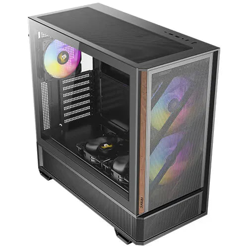 Antec P30 ARGB Mid Tower, 478×222×465 mm, Steel+Plastic+Wood, ATX/mATX/ITX, 4mm TG, 2xUSB3.0, Typ... - Image 4