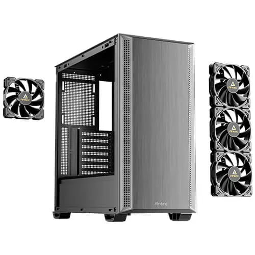 Antec P7 S 478 x 222 x 465 mm ATX/M-ATX/ITX, Steel + Plastic, USB-C 3.2, 4×120mm PWM fans, 360mm...