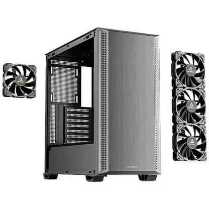 Antec P7 S 478 x 222 x 465 mm ATX/M-ATX/ITX, Steel + Plastic, USB-C 3.2, 4×120mm PWM fans, 360mm...