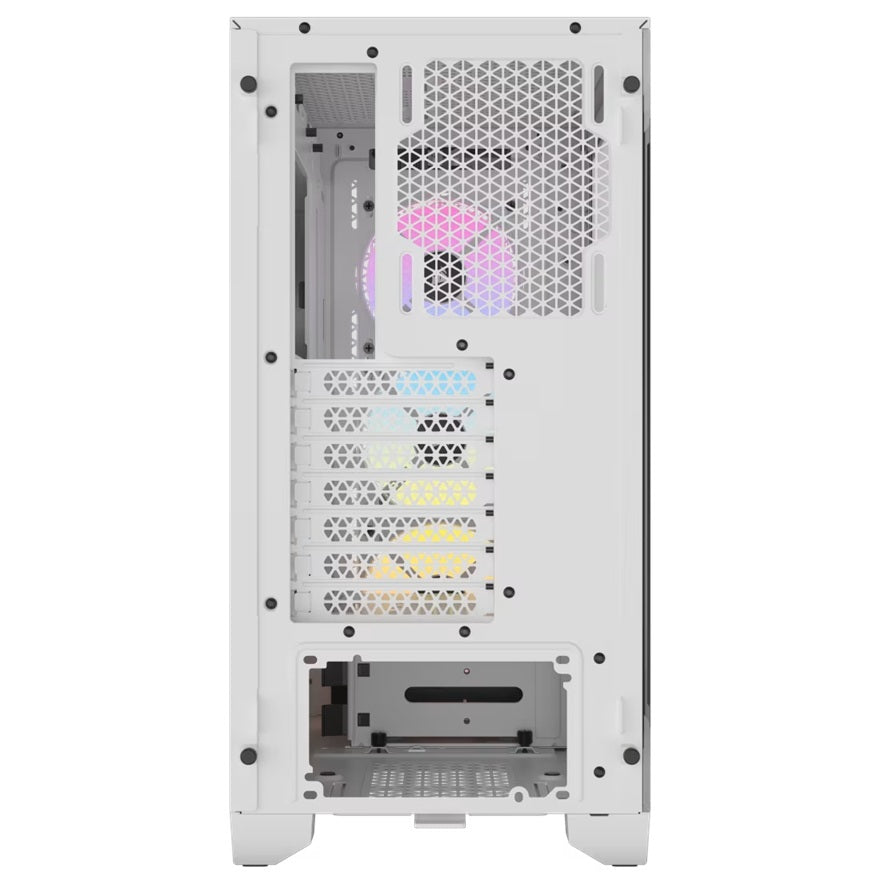 Corsair 3000D RGB AIRFLOW Mid-Tower PC Case - White, ATX, 360 GPU, 170 CPU cooler, 220 PSU, 3x AR... - Image 3