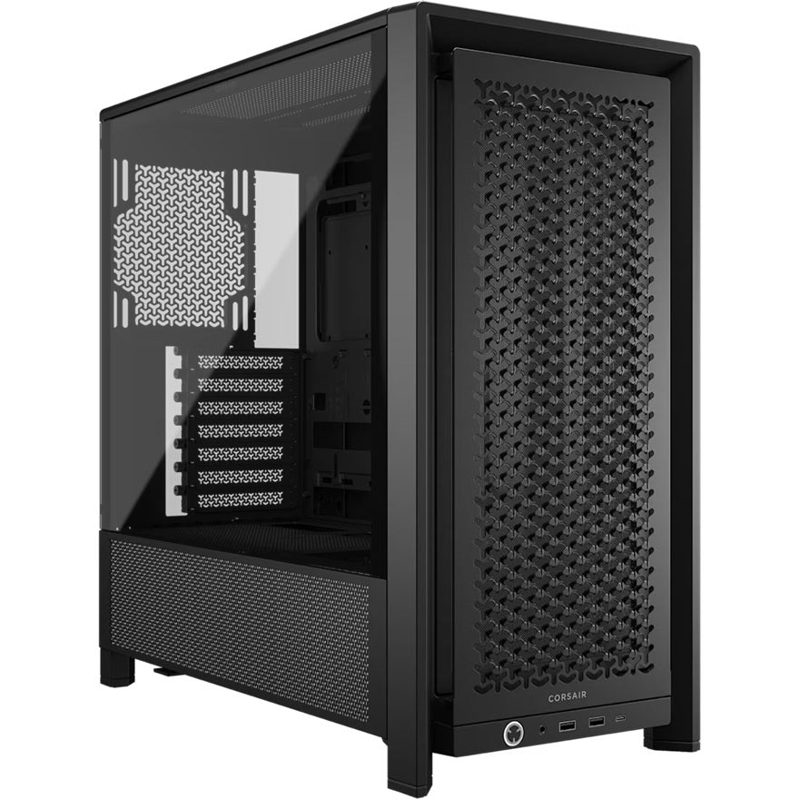 Corsair FRAME 4000D Modular Mid-Tower PC Case - Black, ATX, 430mm GPU, 170mm CPU cooler, 360mm ra...