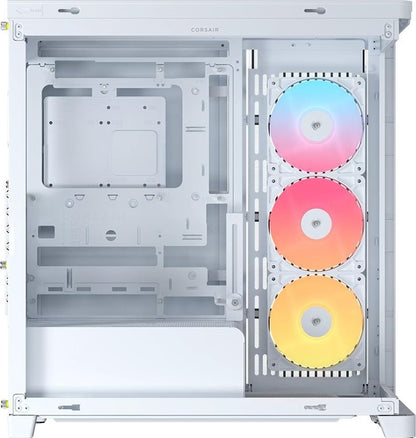 Corsair FRAME 4500X RS-R ARGB Panoramic Glass Mid-Tower PC Case White: 460mm GPU, 185mm CPU coole... - Image 2