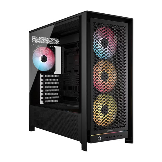 Corsair FRAME 5000D RS ARGB High-Airflow Mid-Tower PC Case - Black, ATX, 450mm GPU, 175mm CPU coo...