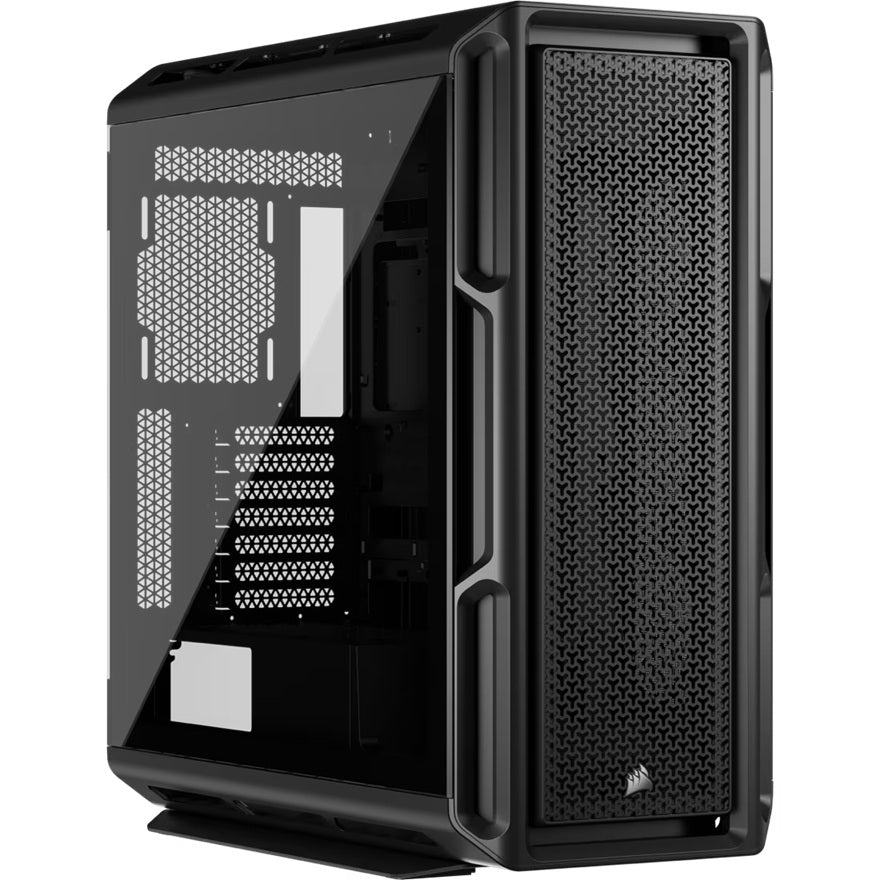 Corsair 5000T Mid-Tower High-Performance PC Case - Black, ATX, 450mm GPU, 250mm PSU, 170mm CPU co...