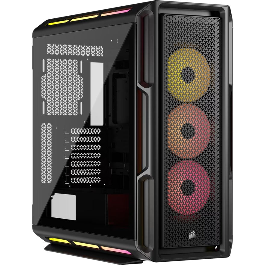 Corsair iCUE LINK 5000T LX RGB Mid-Tower High-Performance PC Case - Black, ATX, 450mm GPU, 170mm...