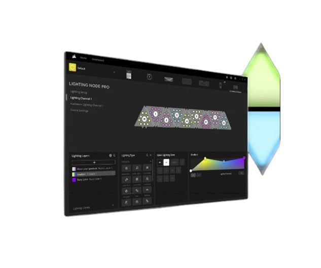 Corsair iCUE LC100 Smart Lighting Strip Expansion Kit. ICUE Software - Cases  Accessories - Image 3