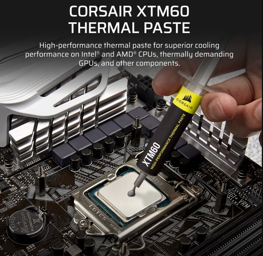 Corsair XTM60 High-Performance Thermal Paste - Fan  Cooling Products - Image 2