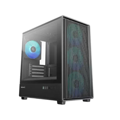 DeepCool CC350 4F Mid Tower Micro ATX Case. 4 Pre-installed Fans, USB3.0 x1, USB2.0 x2, Audio x1...