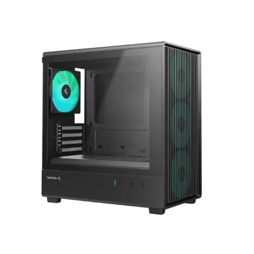DeepCool CC350 4F Mid Tower Micro ATX Case. 4 Pre-installed Fans, USB3.0 x1, USB2.0 x2, Audio x1... - Image 2