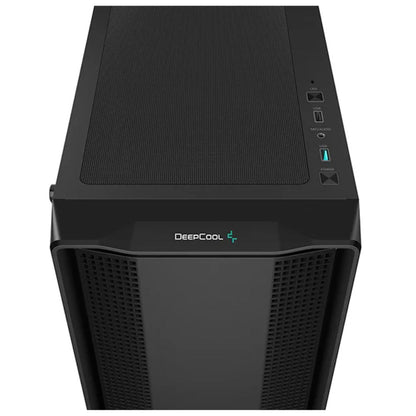 DeepCool CC560 ARGB V2 Mid-Tower Case Full-Sized Tempered Glass Window, 4 x Pre-installed A-RGB Fans 120mm, 2x 3.5' Drive Bays,7 Expansion Slots