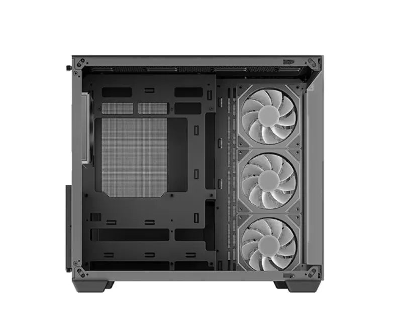 DeepCool CG530 4F ATX Case, Tempered Glass, 4 Pre-Instaled Fans, USB3.0×2、Gen2 Type-C x1、Audio/Mi... - Image 2