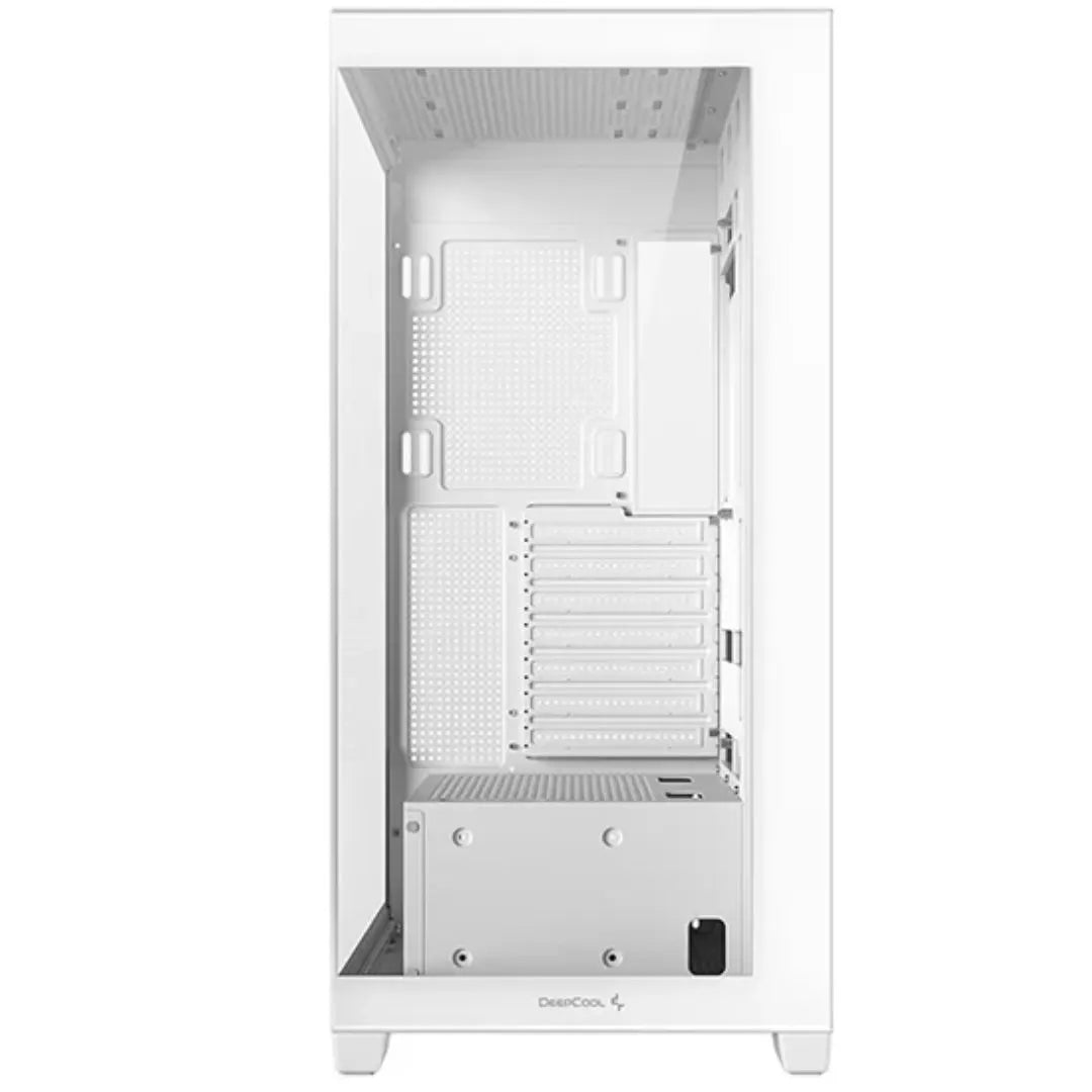 DeepCool CG580 White Panoramic ATX Mid-Tower Case, Up to 2x 360mm Radiators, 9x120mm Fans. Front... - Image 3