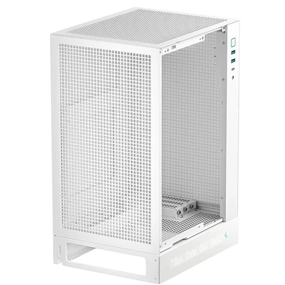 DeepCool CH170 DIGITAL WHT ITX Case, Digital Status Display, Extremely portable size, Abundant Ai...