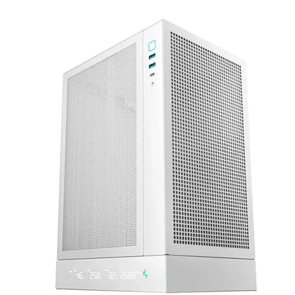 DeepCool CH170 DIGITAL WHT ITX Case, Digital Status Display, Extremely portable size, Abundant Ai... - Image 2