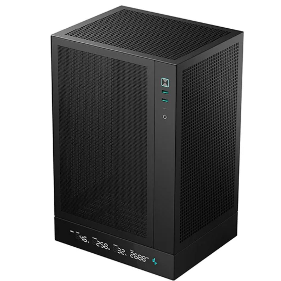 DeepCool CH170 DIGITAL ITX Case, Digital Status Display, Extremely portable size, Abundant Airflo... - Image 2