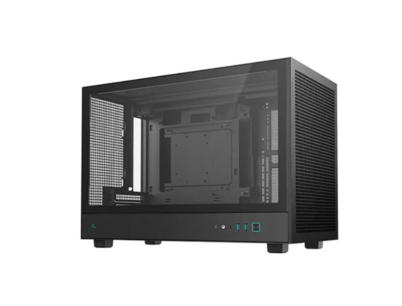DeepCool CH260 M-ATX Case, Extremely Portable Size，Abundant Airflow Ventilation，Mesh and Glass pa...